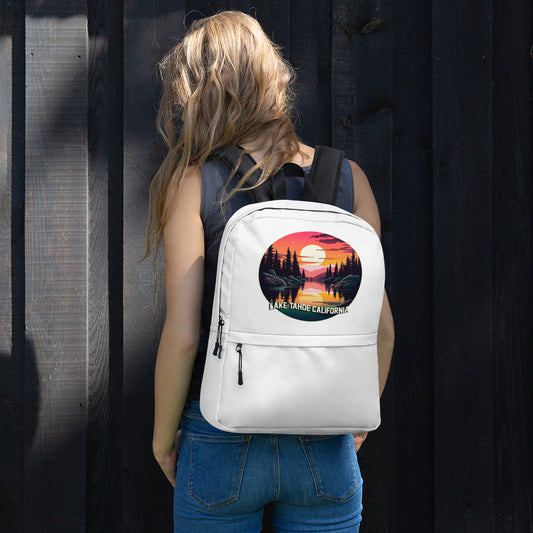 Lake Tahoe California Souvenir Backpack