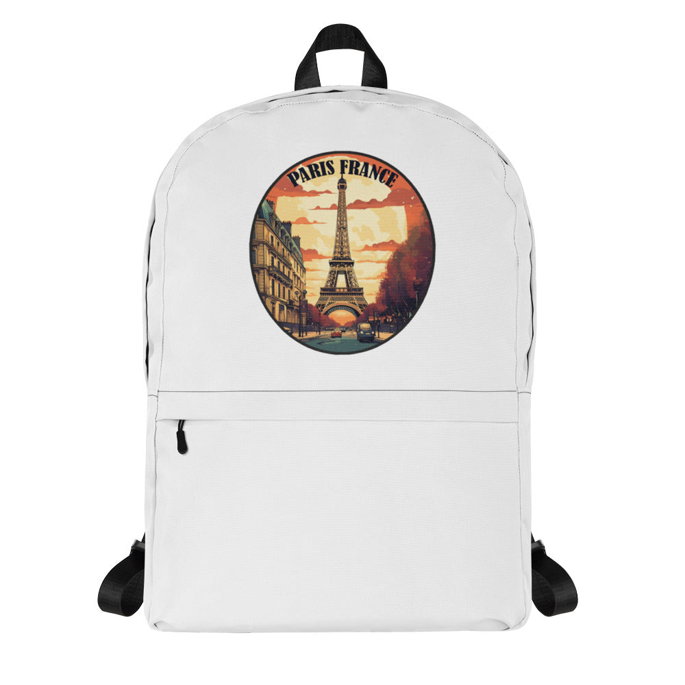 Paris France Souvenir Backpack