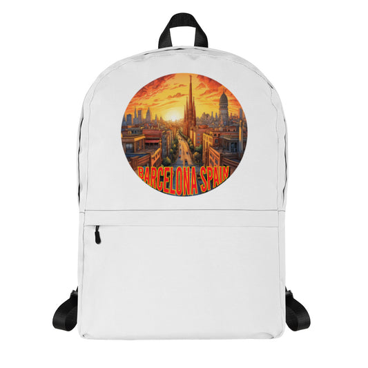 Barcelona Spain Souvenir Backpack