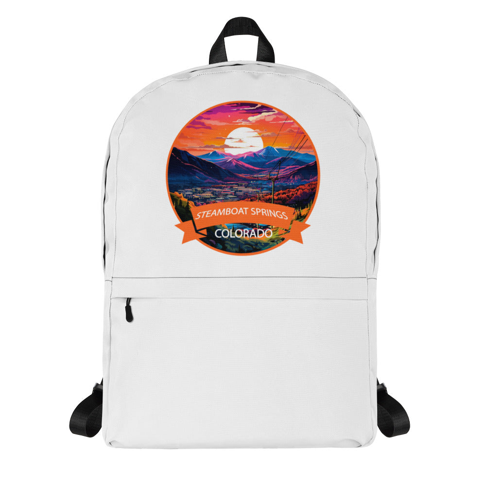 Steamboat Springs Colorado Souvenir Backpack