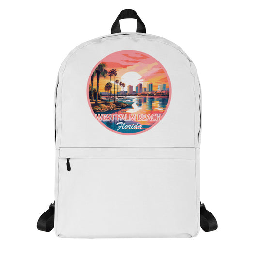 West Palm Beach Florida Souvenir Backpack