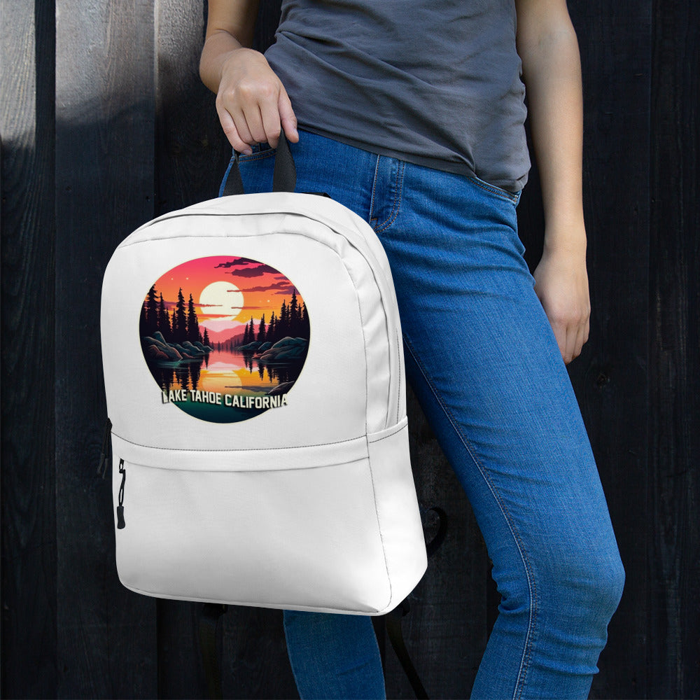 Lake Tahoe California Souvenir Backpack