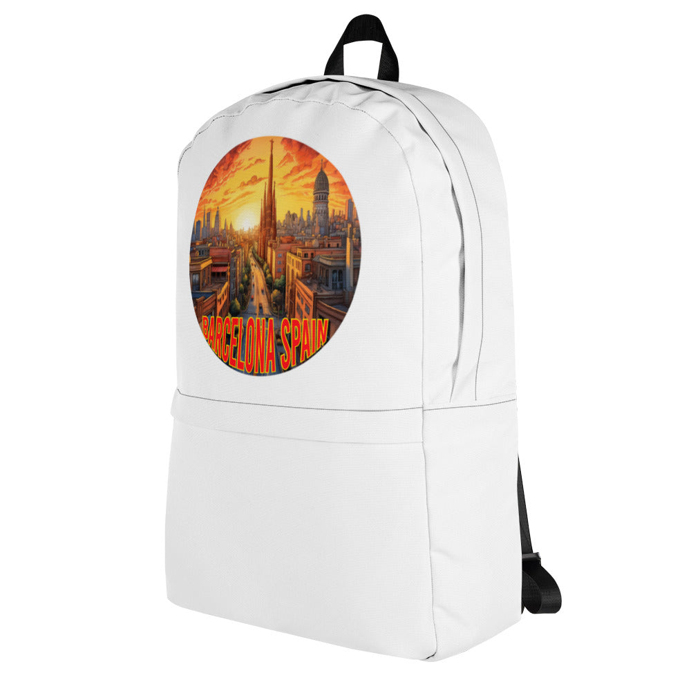 Barcelona Spain Souvenir Backpack