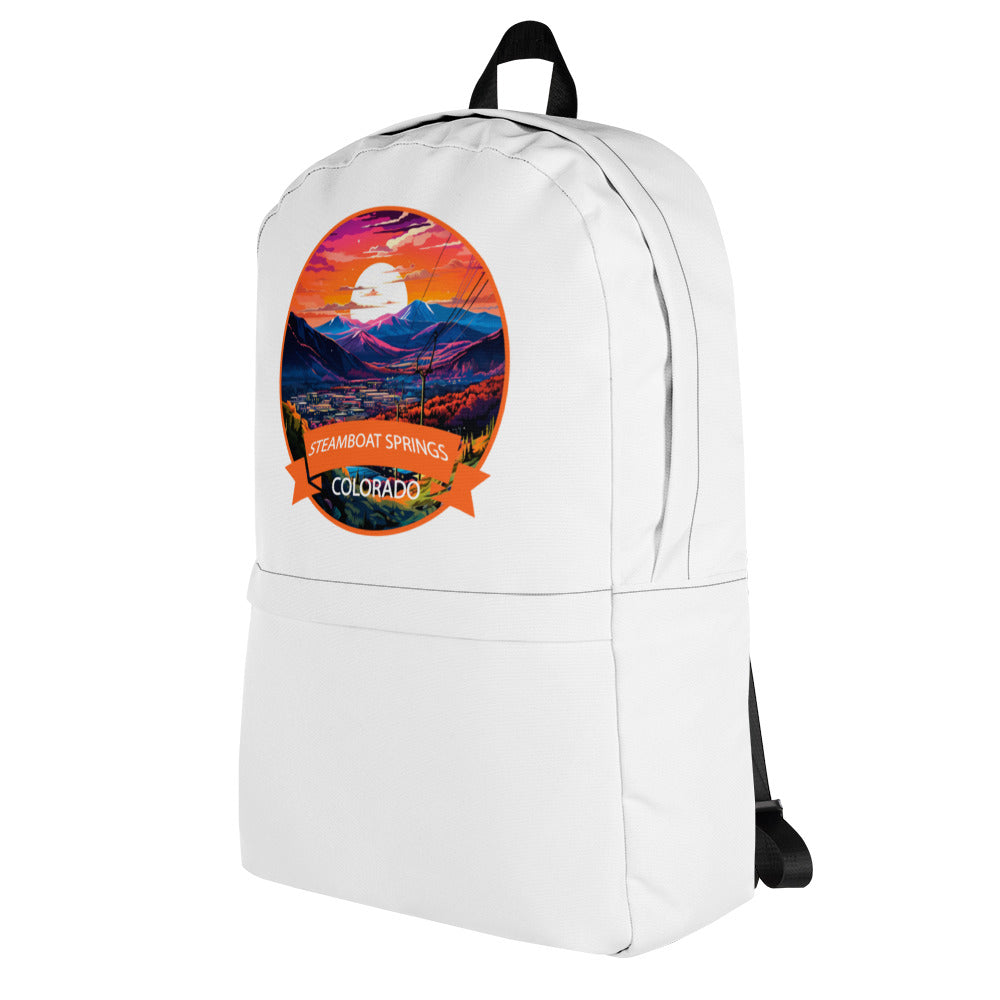 Steamboat Springs Colorado Souvenir Backpack