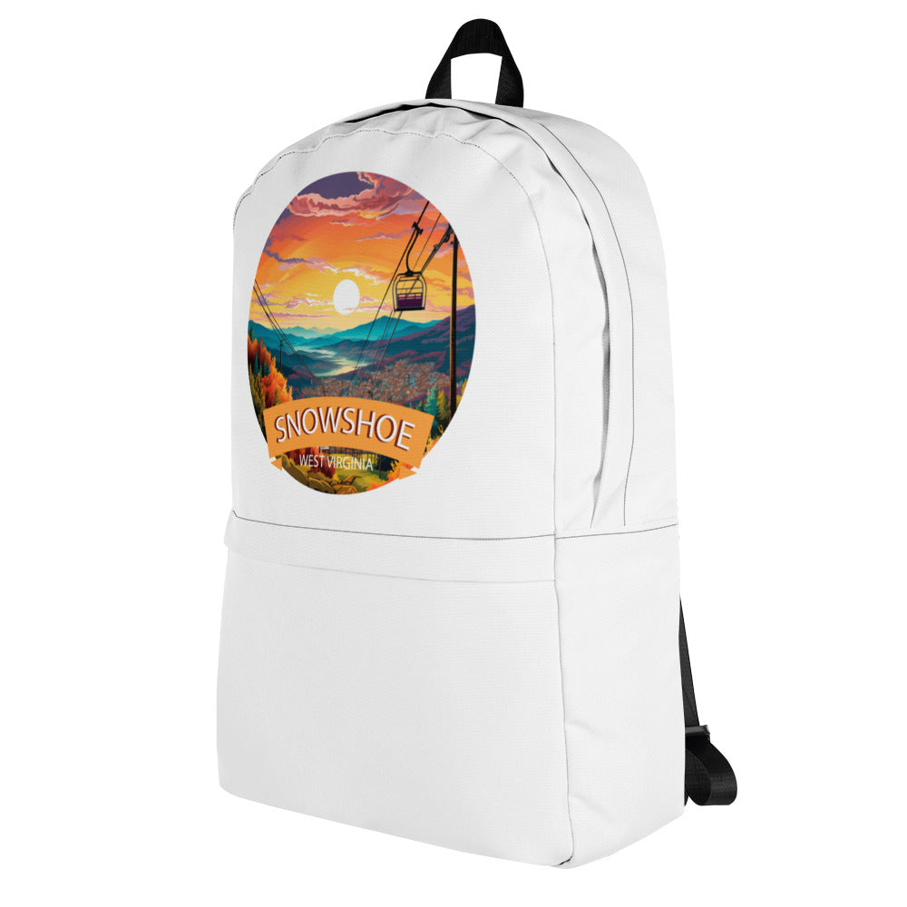 Snowshoe West Virginia Souvenir Backpack