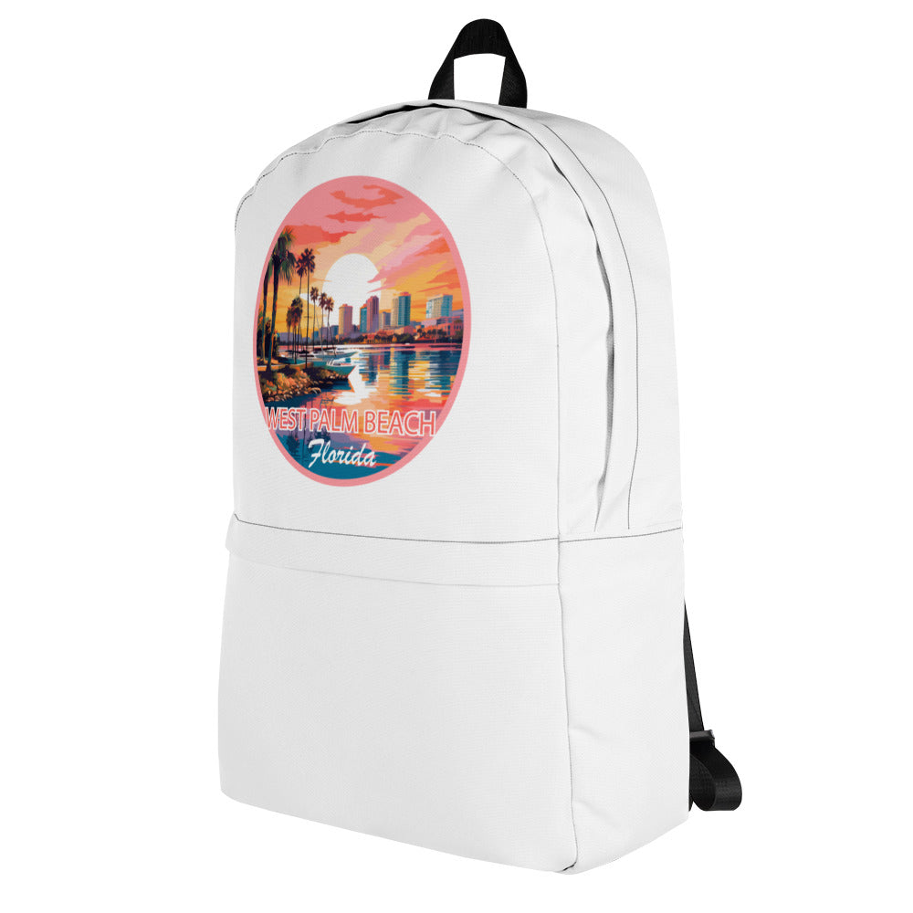 West Palm Beach Florida Souvenir Backpack