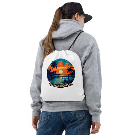 Isla Mujeres Mexico Souvenir Drawstring bag