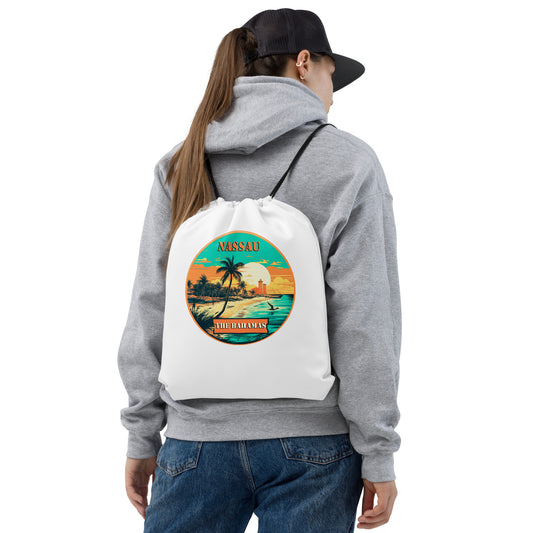 Nassau The Bahamas Souvenir Drawstring bag