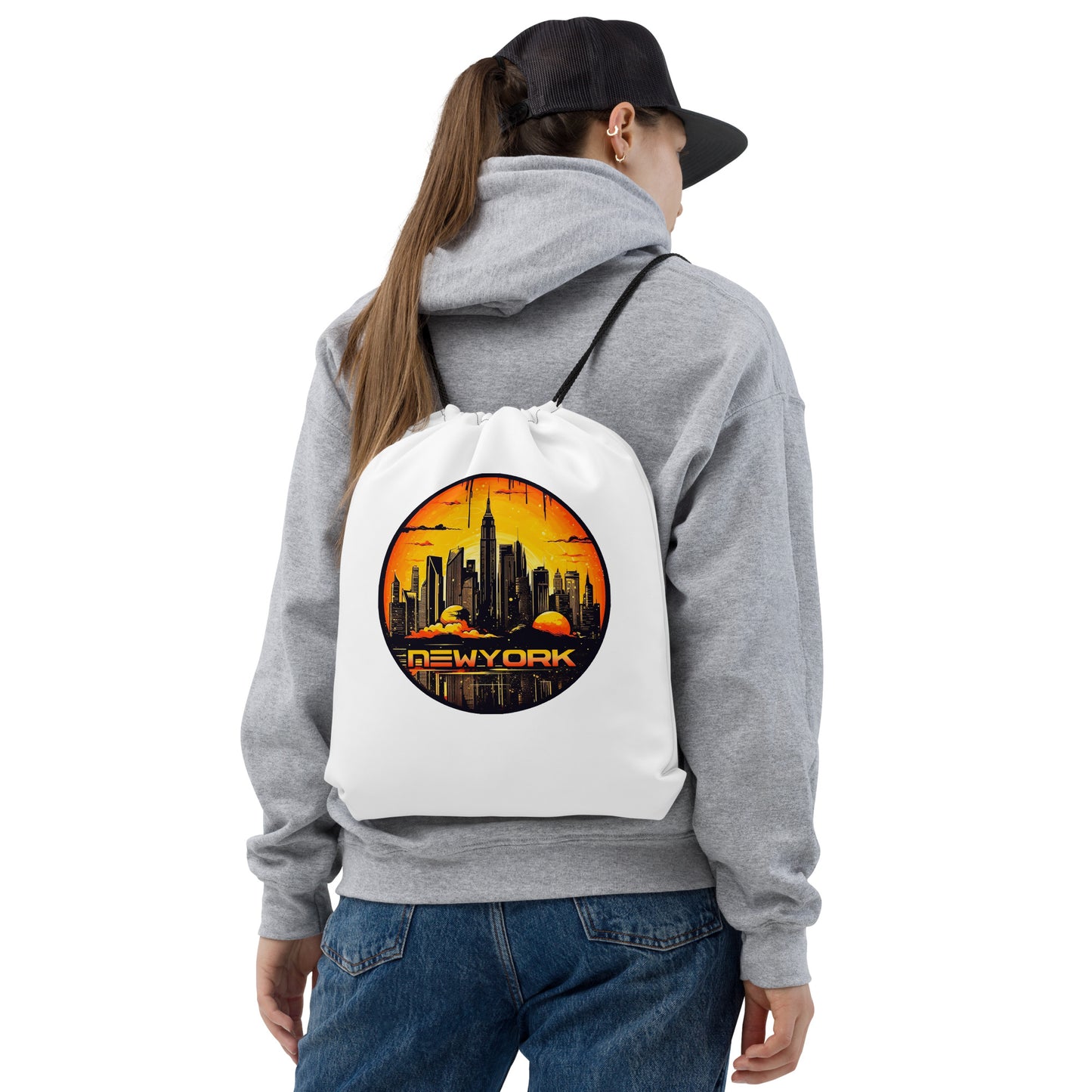 New York Souvenir Drawstring bag