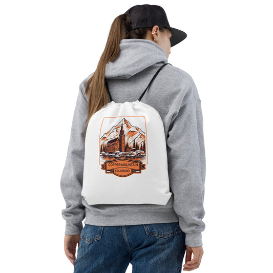 Copper Mountain Colorado Souvenir Drawstring bag