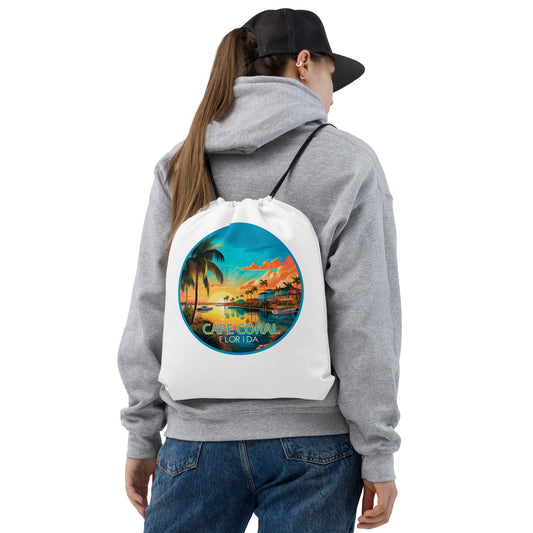 Cape Coral Florida Souvenir Drawstring bag