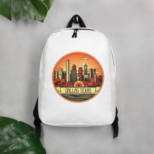 Dallas Texas Souvenir Minimalist Backpack