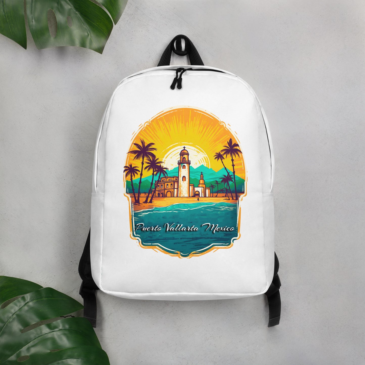 Puerto Vallarta Mexico Souvenir Minimalist Backpack