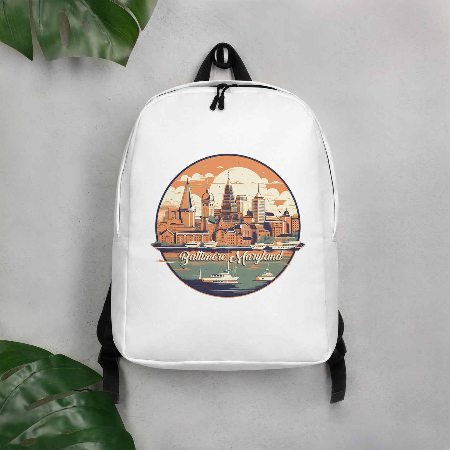 Baltimore Maryland Souvenir Minimalist Backpack