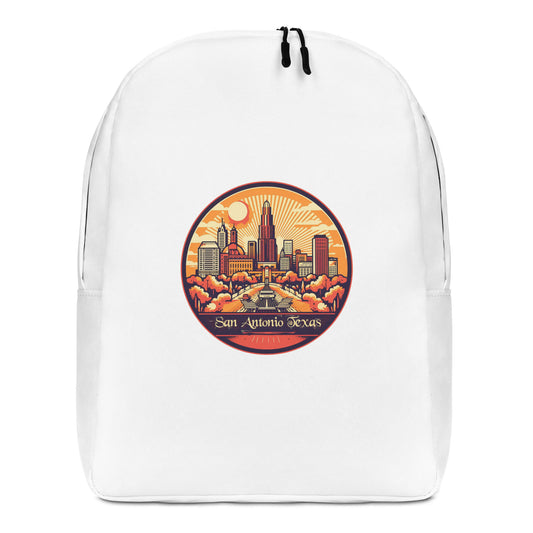 San Antonio Texas Souvenir Minimalist Backpack