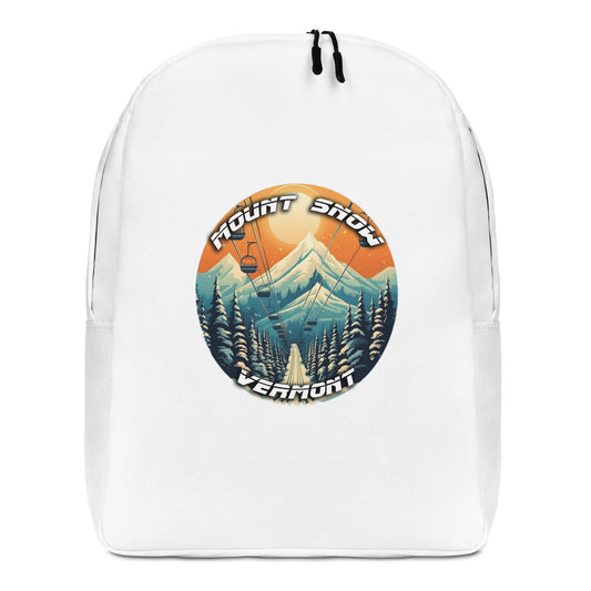 Mount Snow Vermont Souvenir Minimalist Backpack