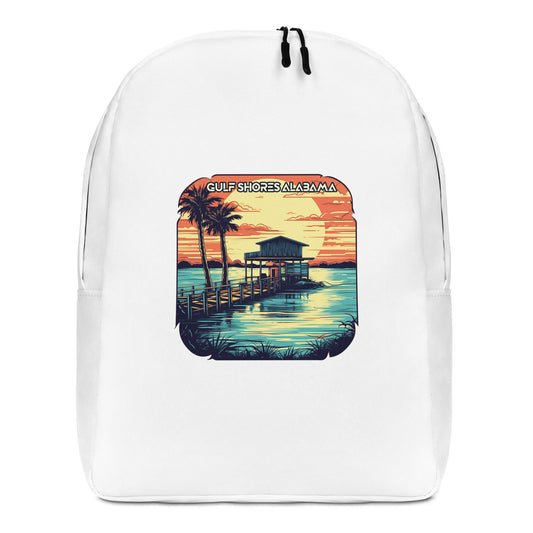 Gulf Shores Alabama Souvenir Minimalist Backpack