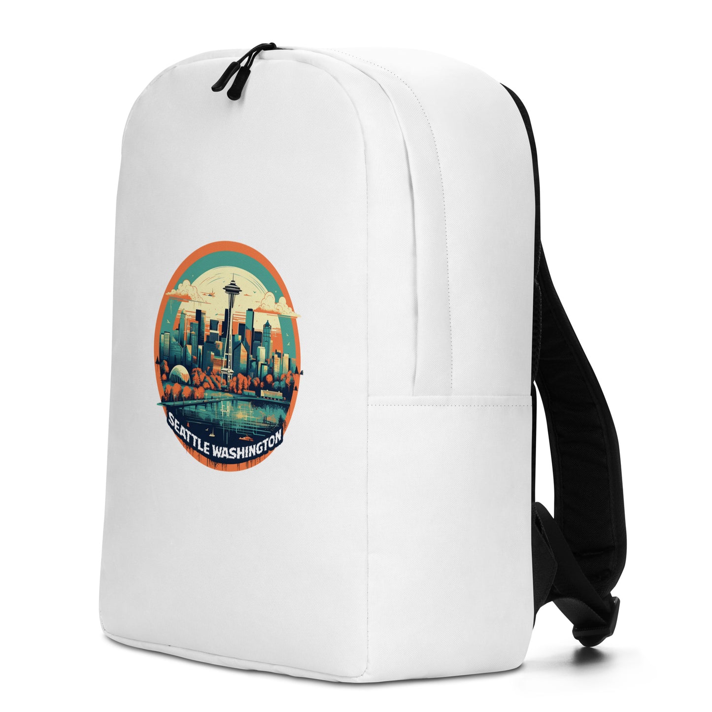 Seattle Washington Souvenir Minimalist Backpack