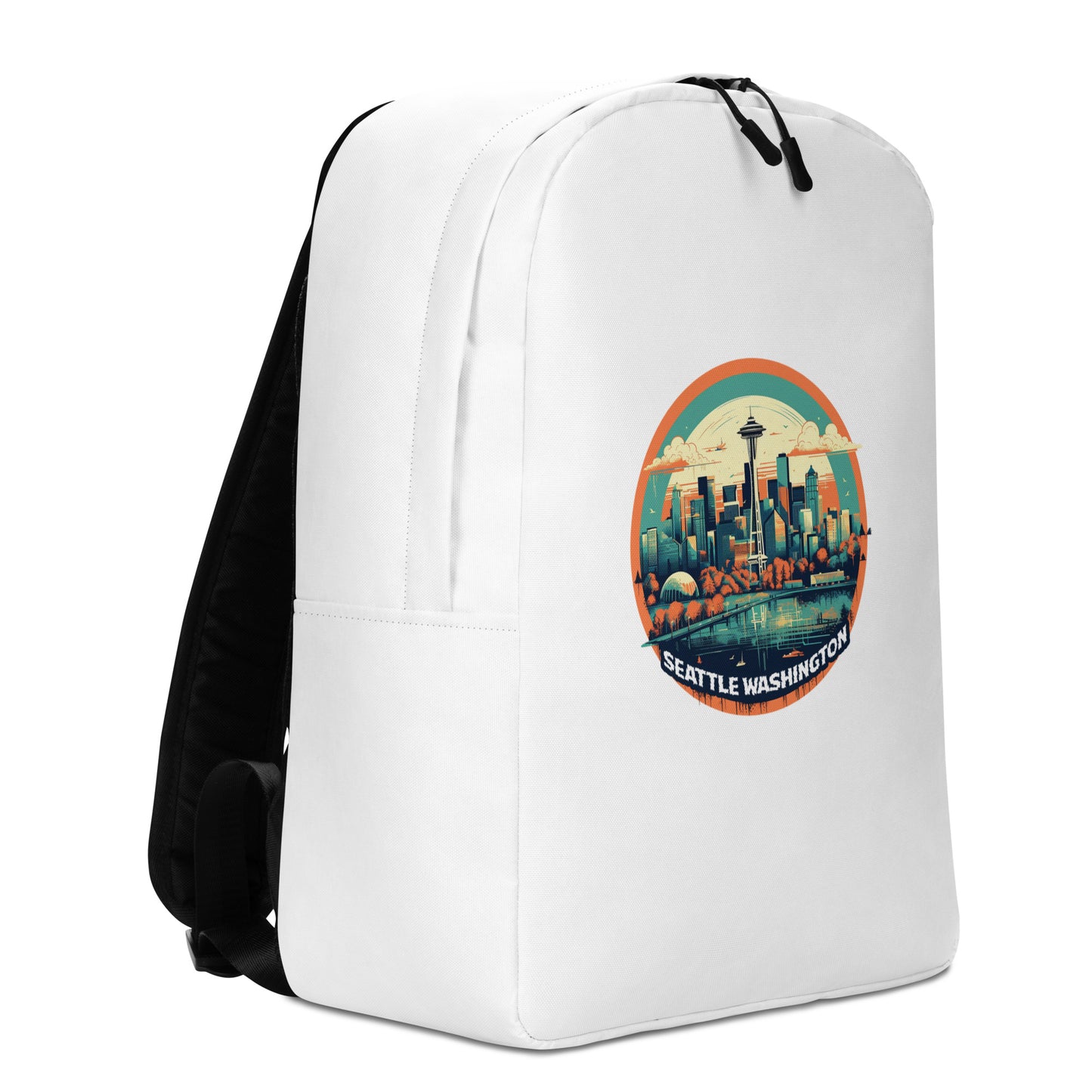 Seattle Washington Souvenir Minimalist Backpack