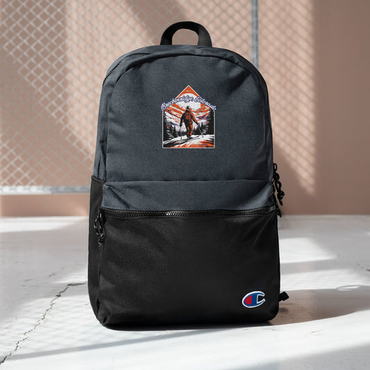 Breckenridge Colorado Souvenir Embroidered Champion Backpack