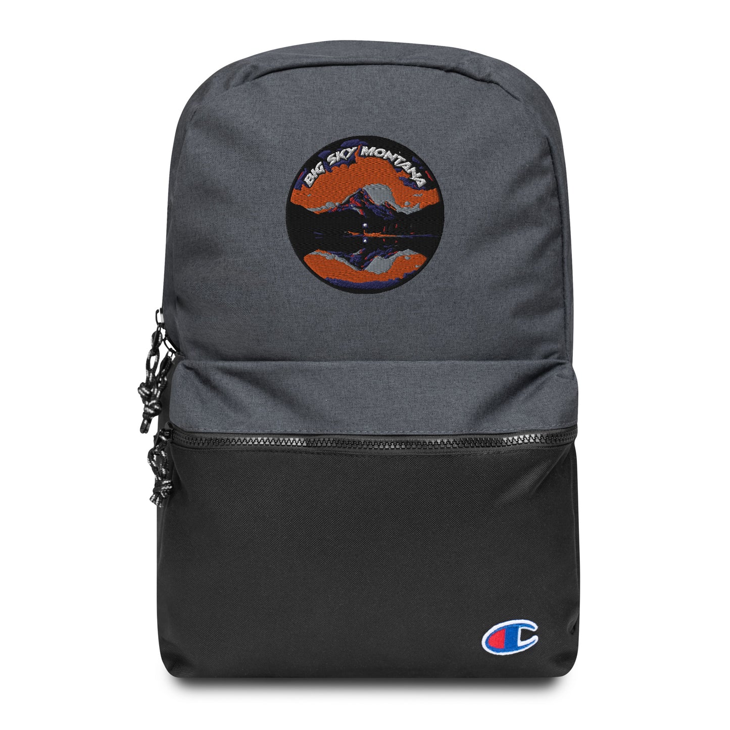 Big Sky Montana Souvenir Embroidered Champion Backpack