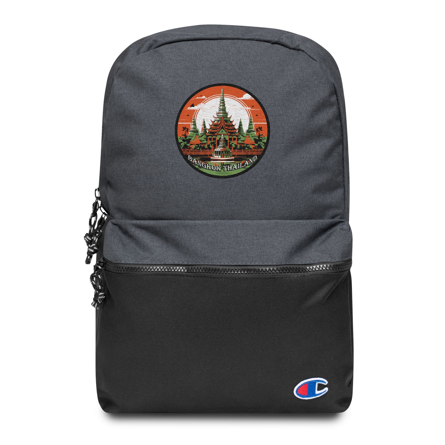 Bangkok Thailand Souvenir Embroidered Champion Backpack