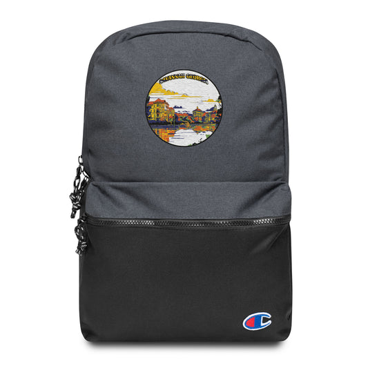 Savannah Georgia Souvenir Embroidered Champion Backpack