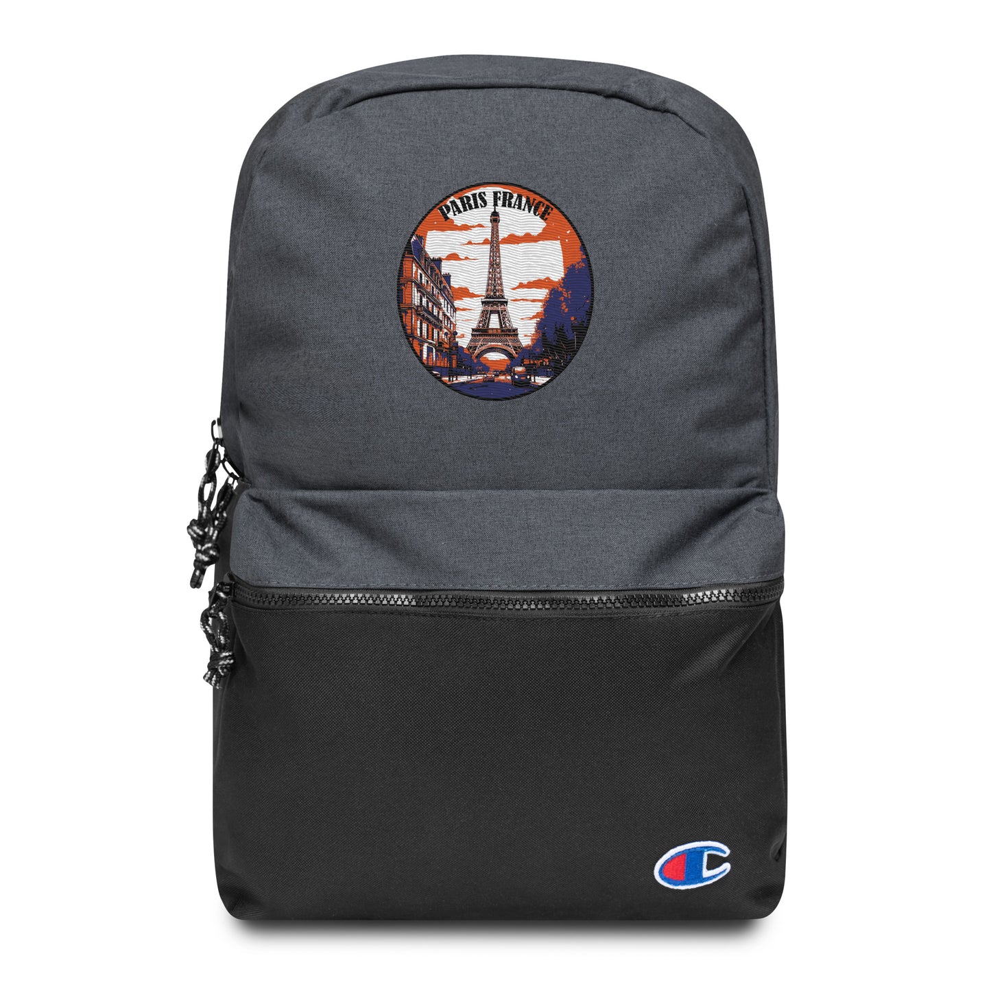 Paris France Souvenir Embroidered Champion Backpack