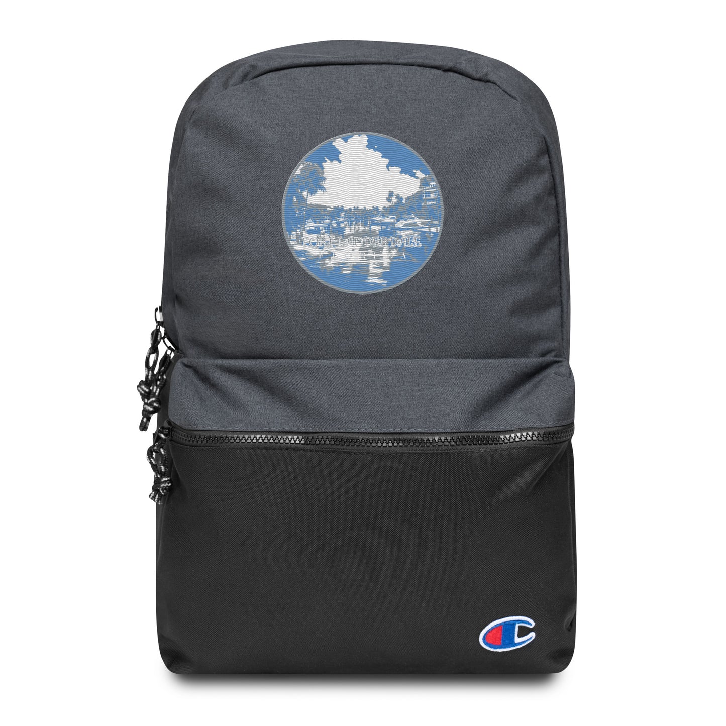 Fort Lauderdale Florida Souvenir Embroidered Champion Backpack