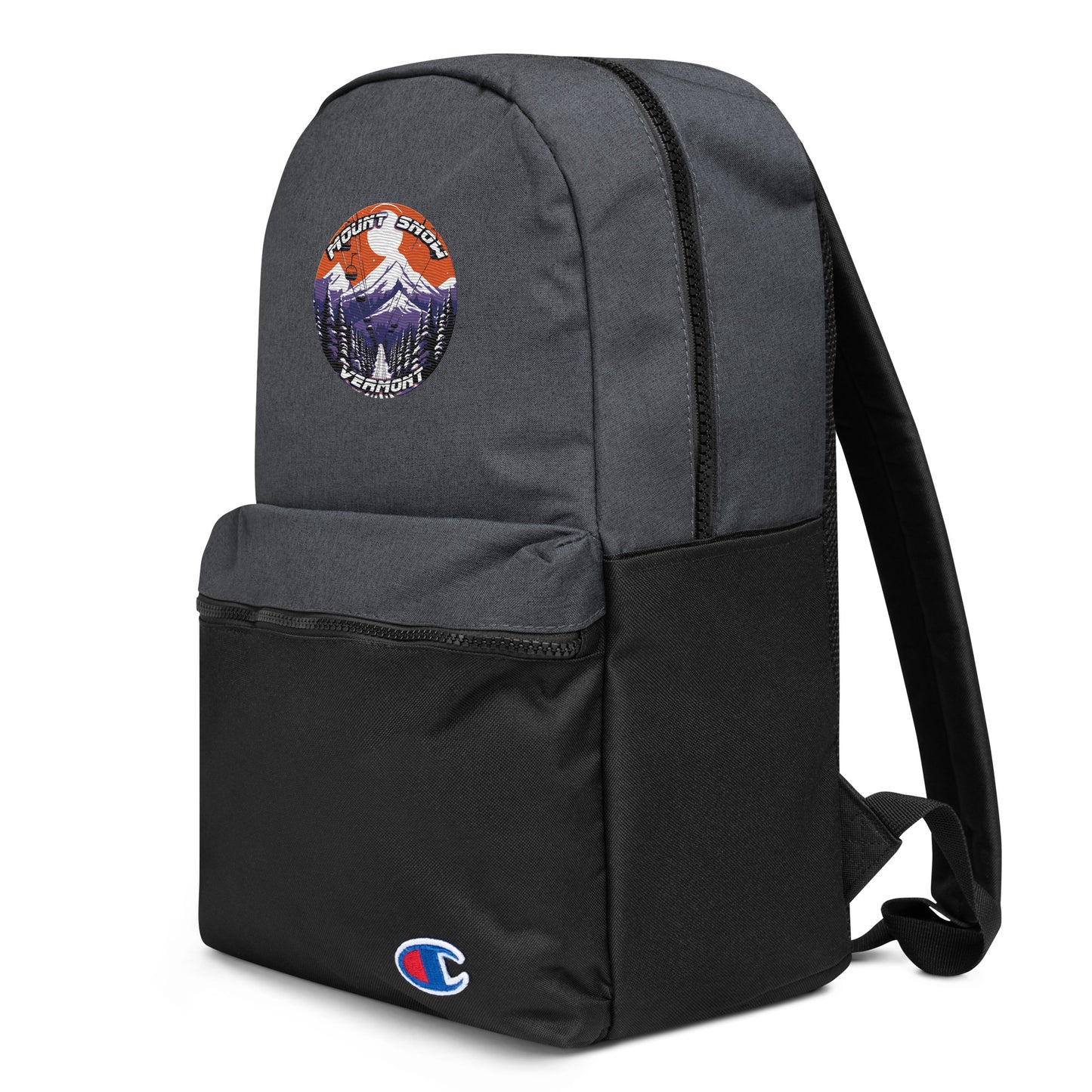 Mount Snow Vermont Souvenir Embroidered Champion Backpack