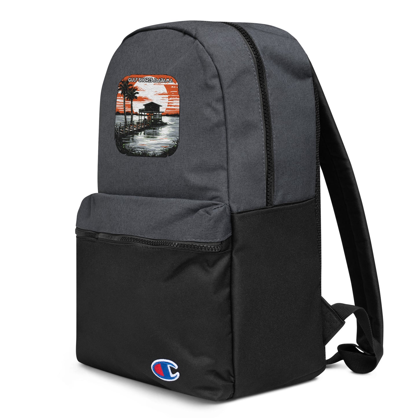 EGulf Shores Alabama Souvenir mbroidered Champion Backpack