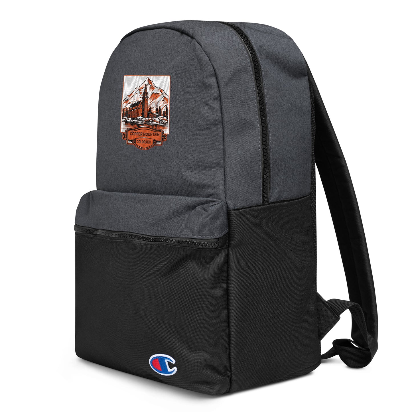 Copper Mountain Colorado Souvenir Embroidered Champion Backpack