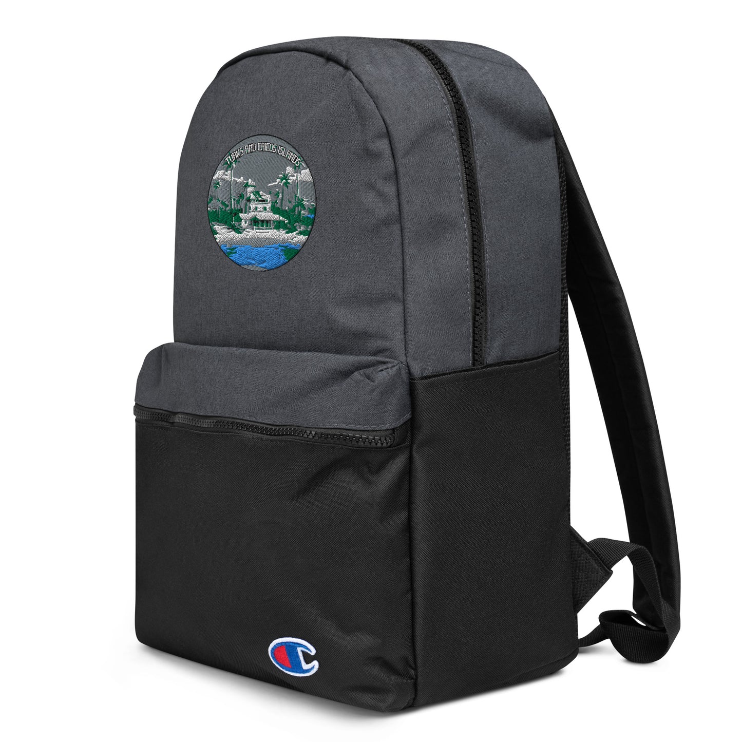 Turks and Caicos Islands Souvenir Embroidered Champion Backpack