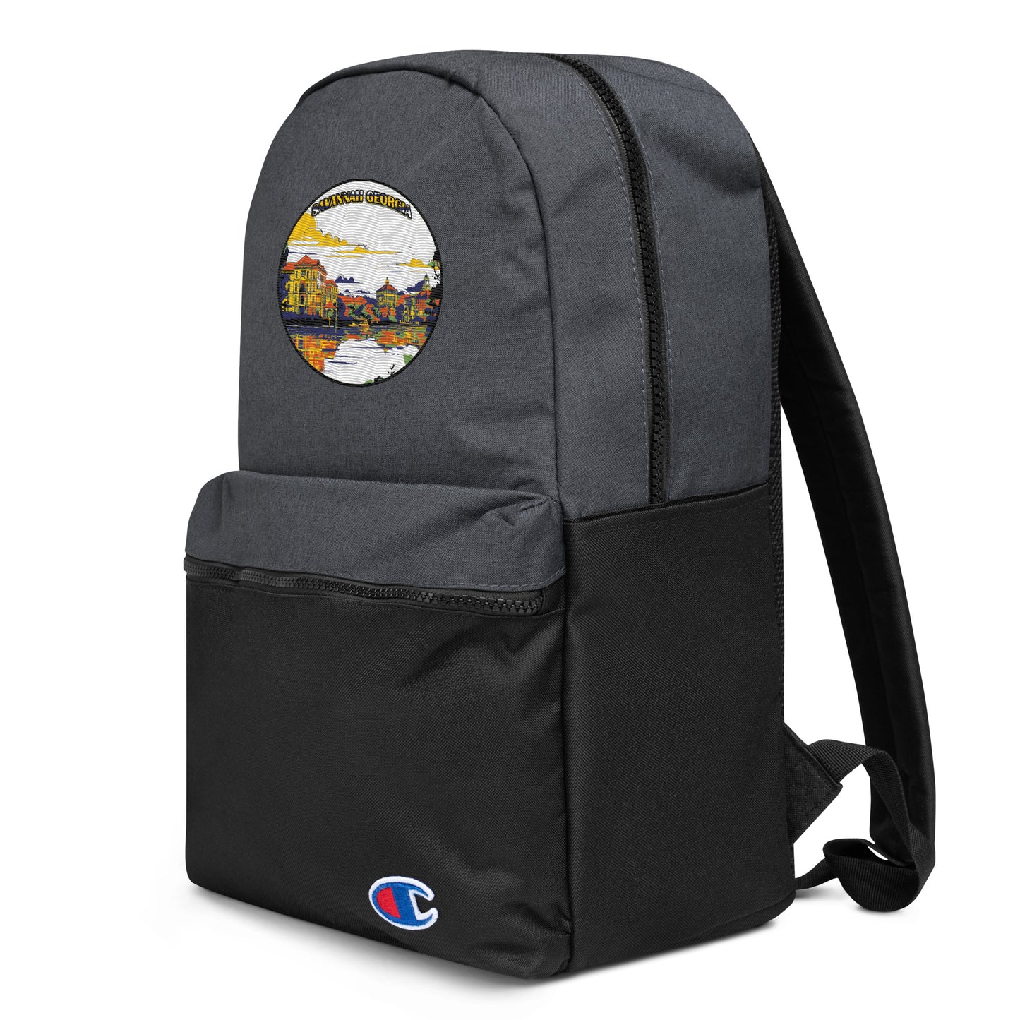 Savannah Georgia Souvenir Embroidered Champion Backpack