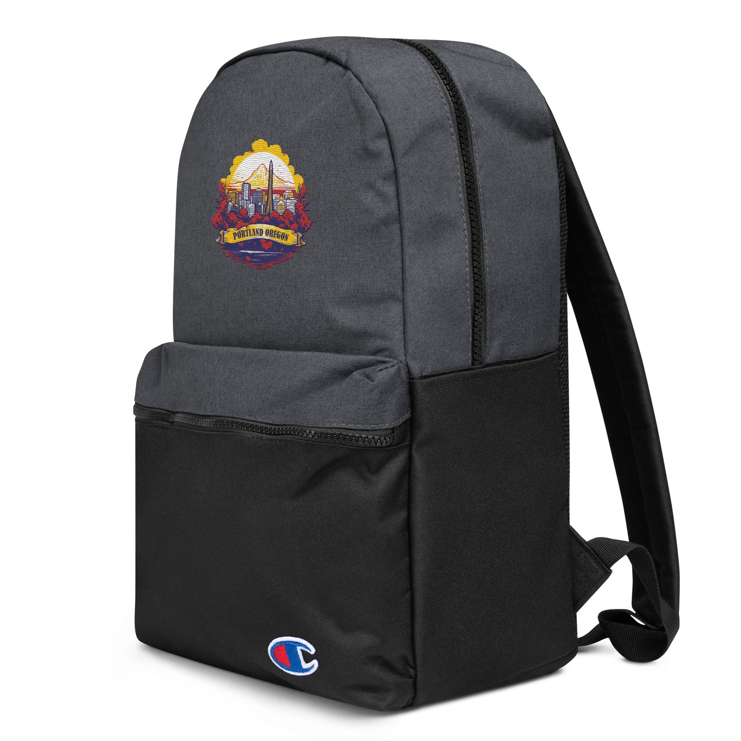 Portland Oregon Souvenir Embroidered Champion Backpack