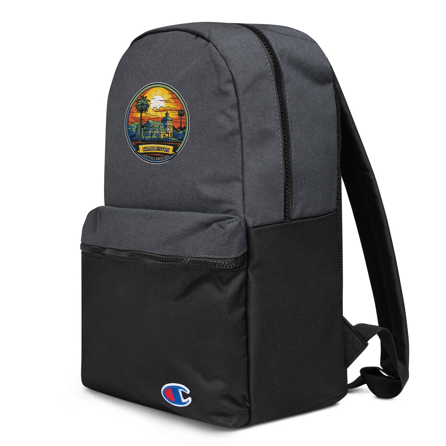 Charleston South Carolina Souvenir Embroidered Champion Backpack