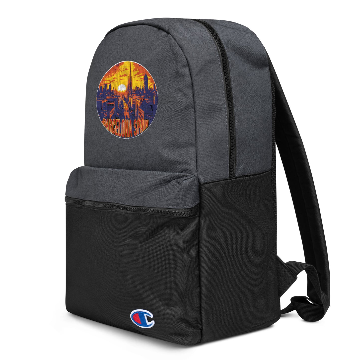 Barcelona Spain Souvenir Embroidered Champion Backpack