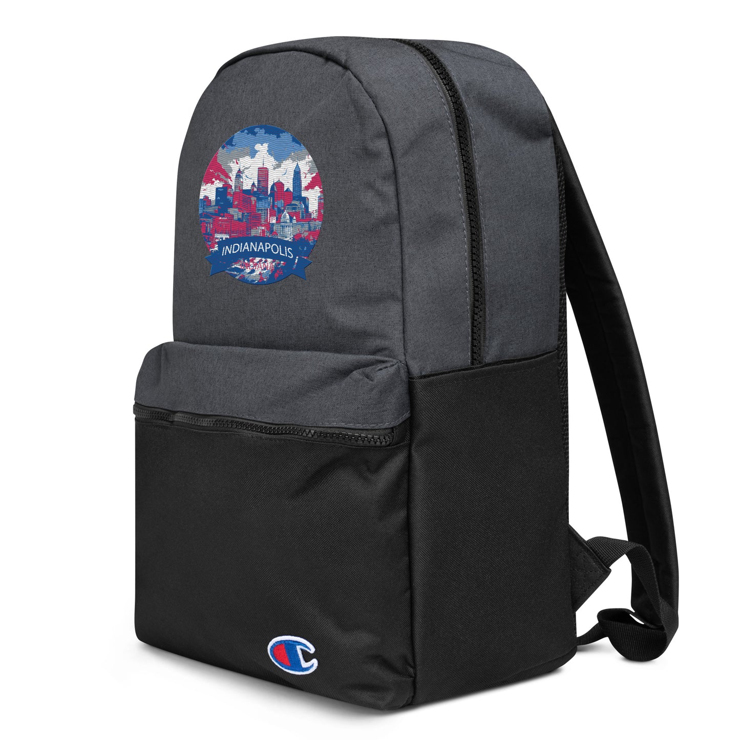 Indianapolis Indiana Souvenir Embroidered Champion Backpack