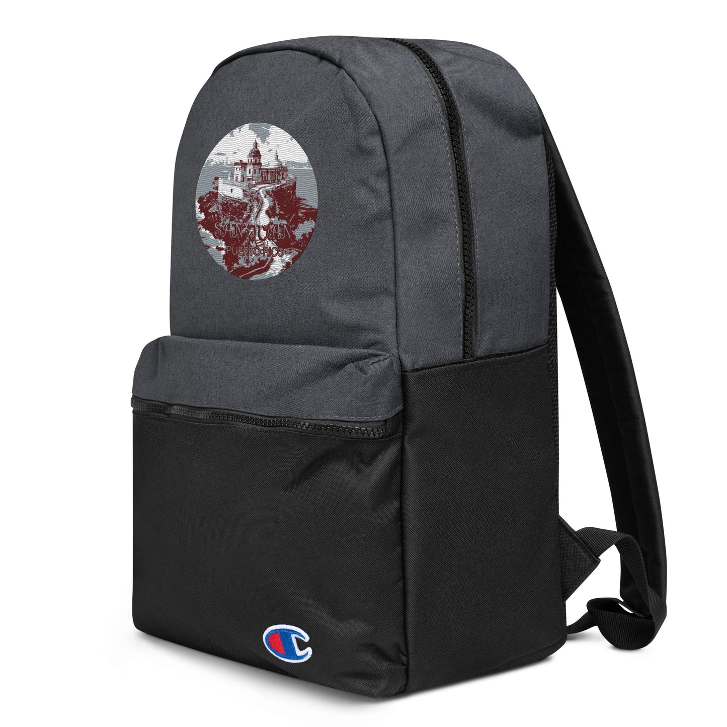 San Juan Puerto Rico Souvenir Embroidered Champion Backpack