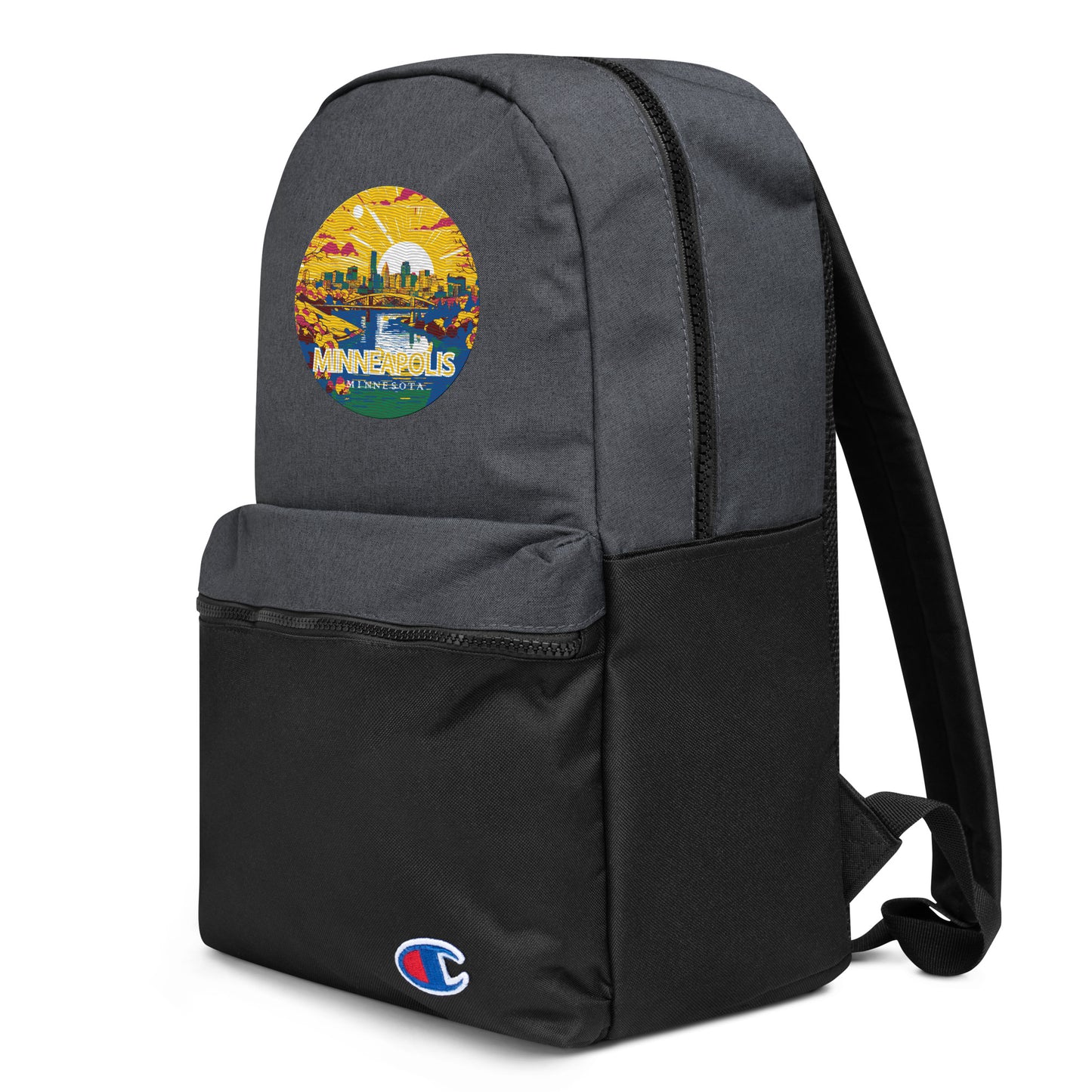 Minneapolis Minnesota Souvenir Embroidered Champion Backpack