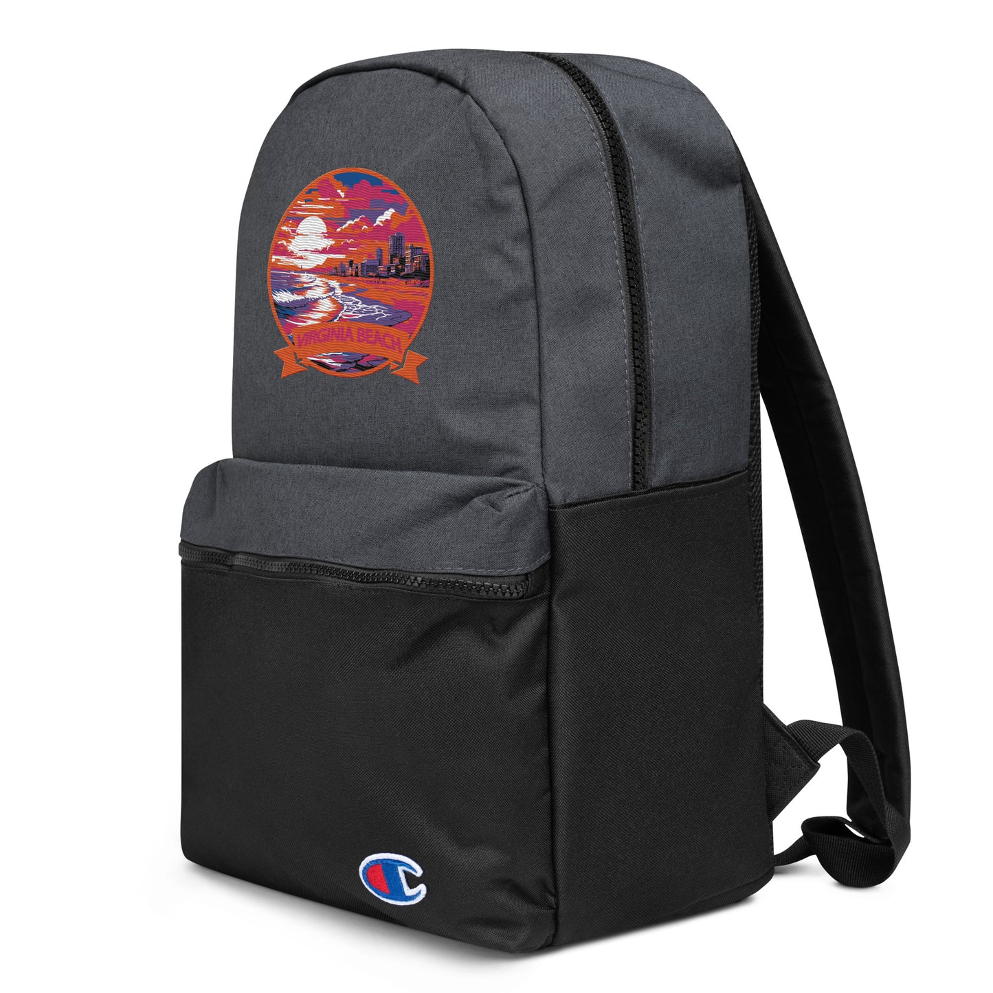 Virginia Beach Virginia Souvenir Embroidered Champion Backpack