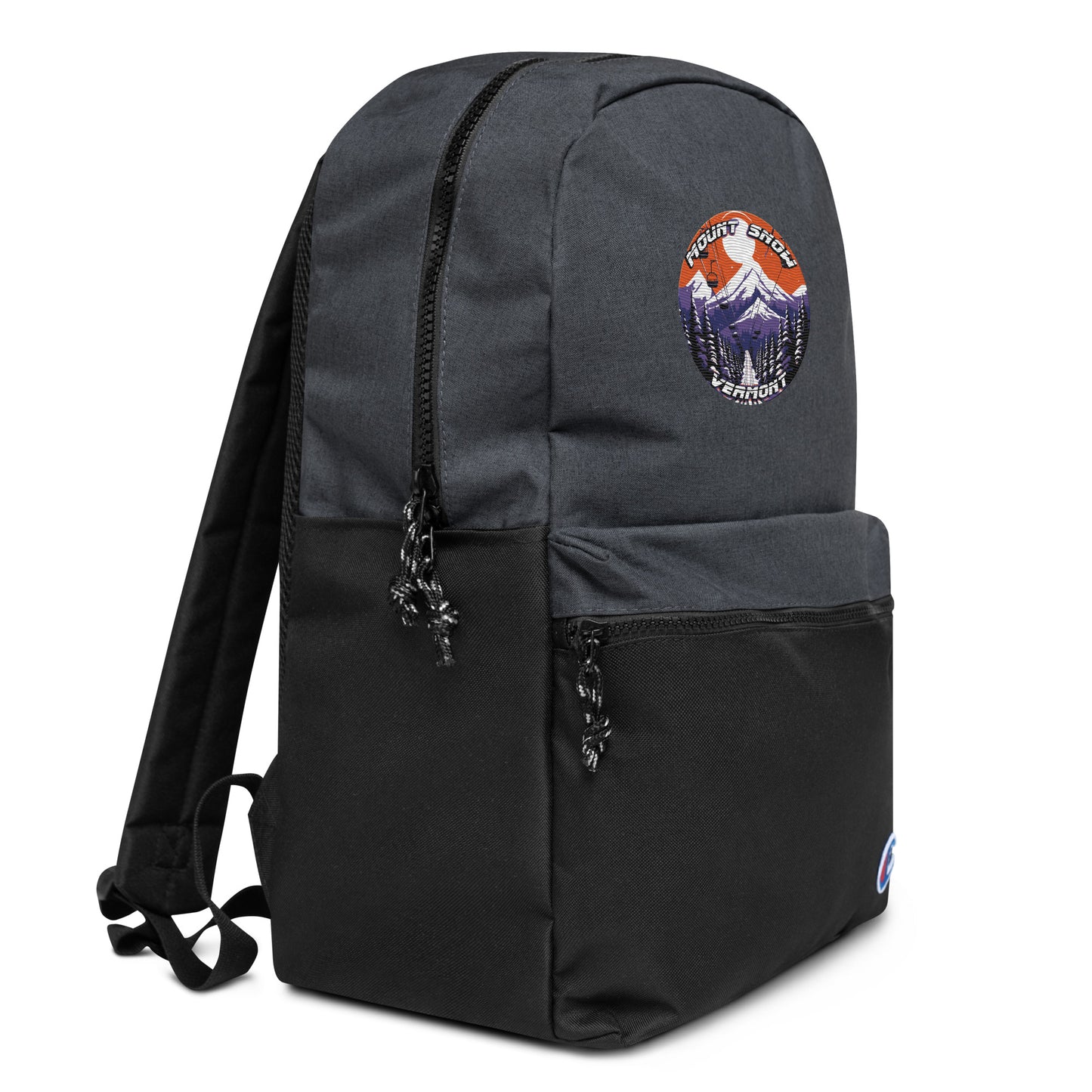 Mount Snow Vermont Souvenir Embroidered Champion Backpack