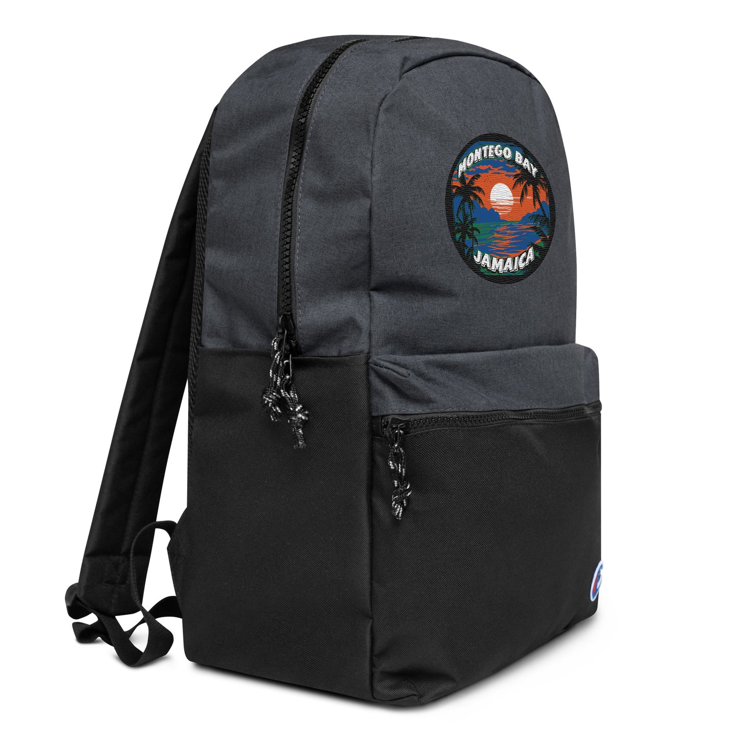 Montego Bay Jamaica Souvenir Embroidered Champion Backpack