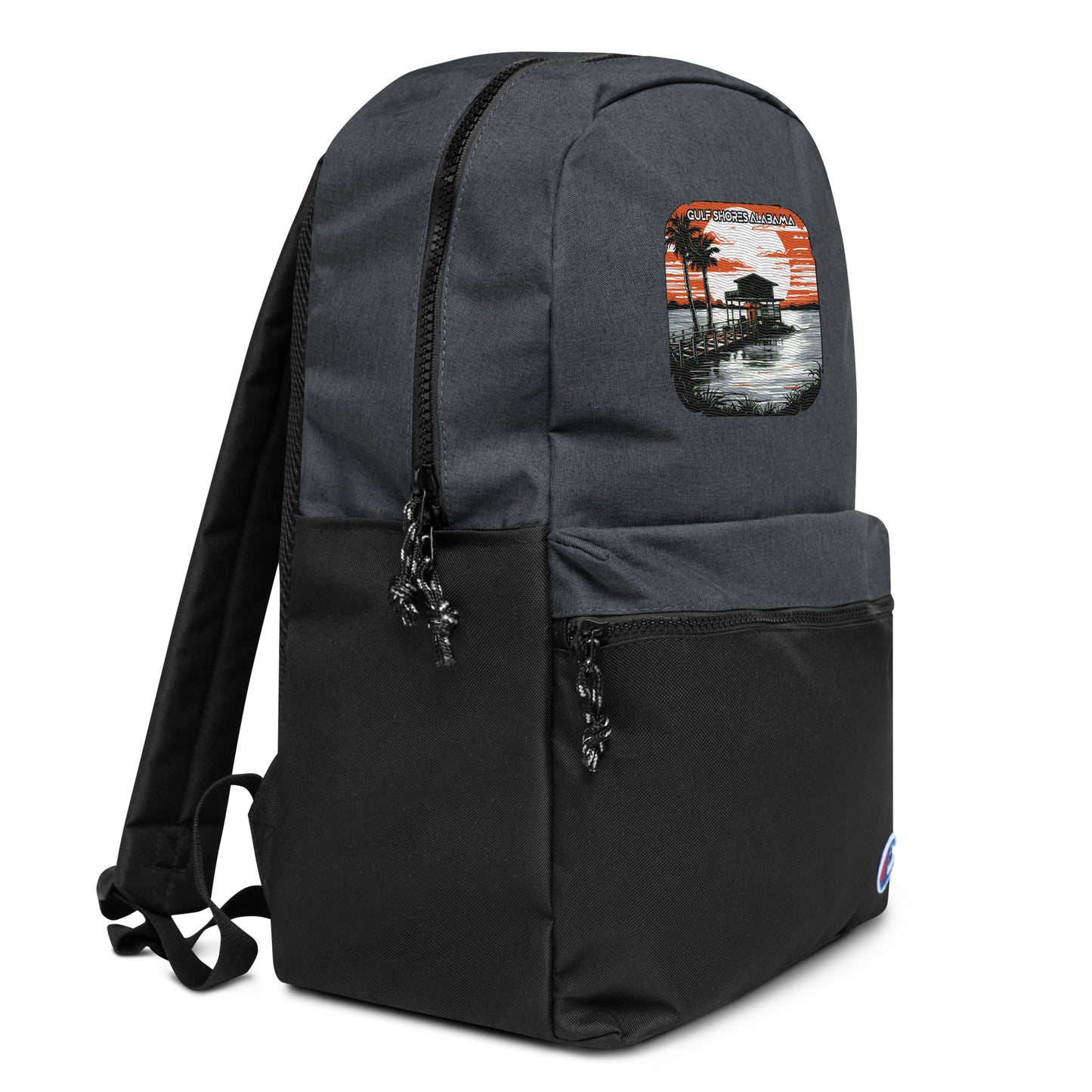 EGulf Shores Alabama Souvenir mbroidered Champion Backpack