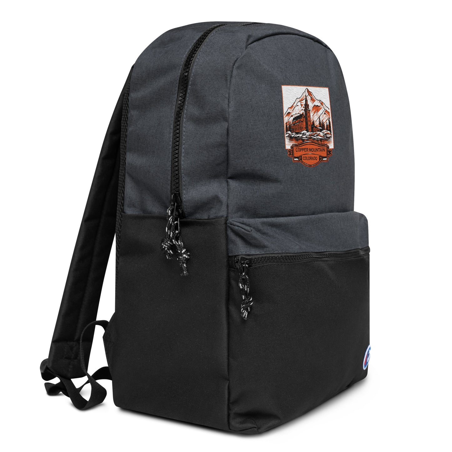 Copper Mountain Colorado Souvenir Embroidered Champion Backpack