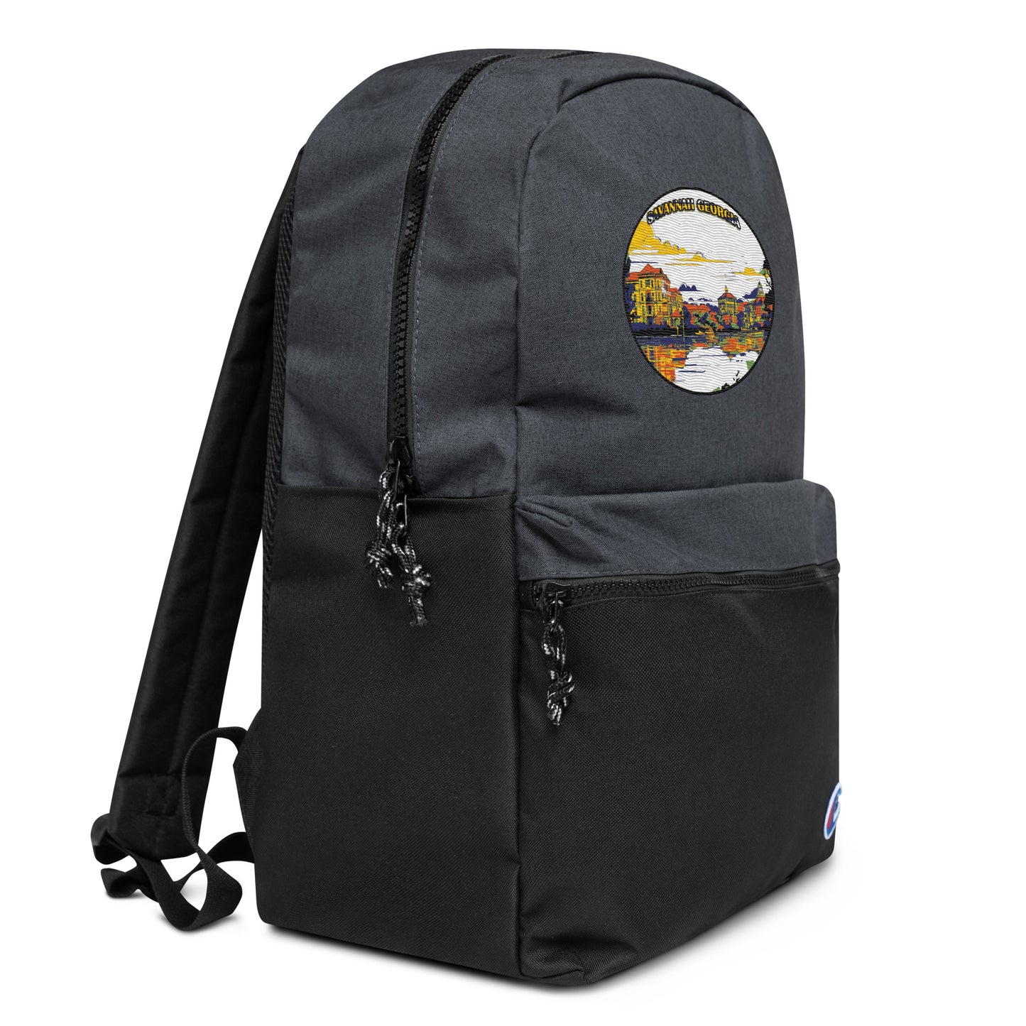 Savannah Georgia Souvenir Embroidered Champion Backpack