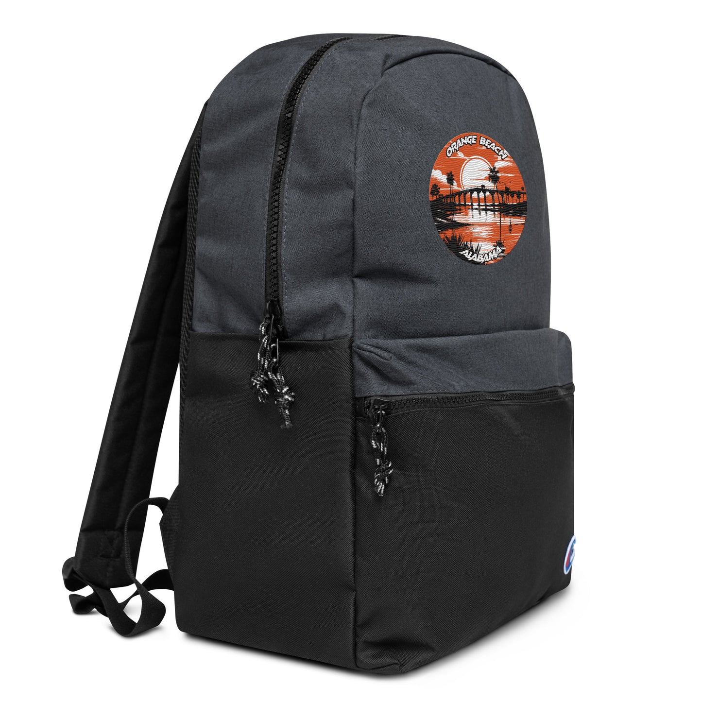 Orange Beach Alabama Souvenir Embroidered Champion Backpack