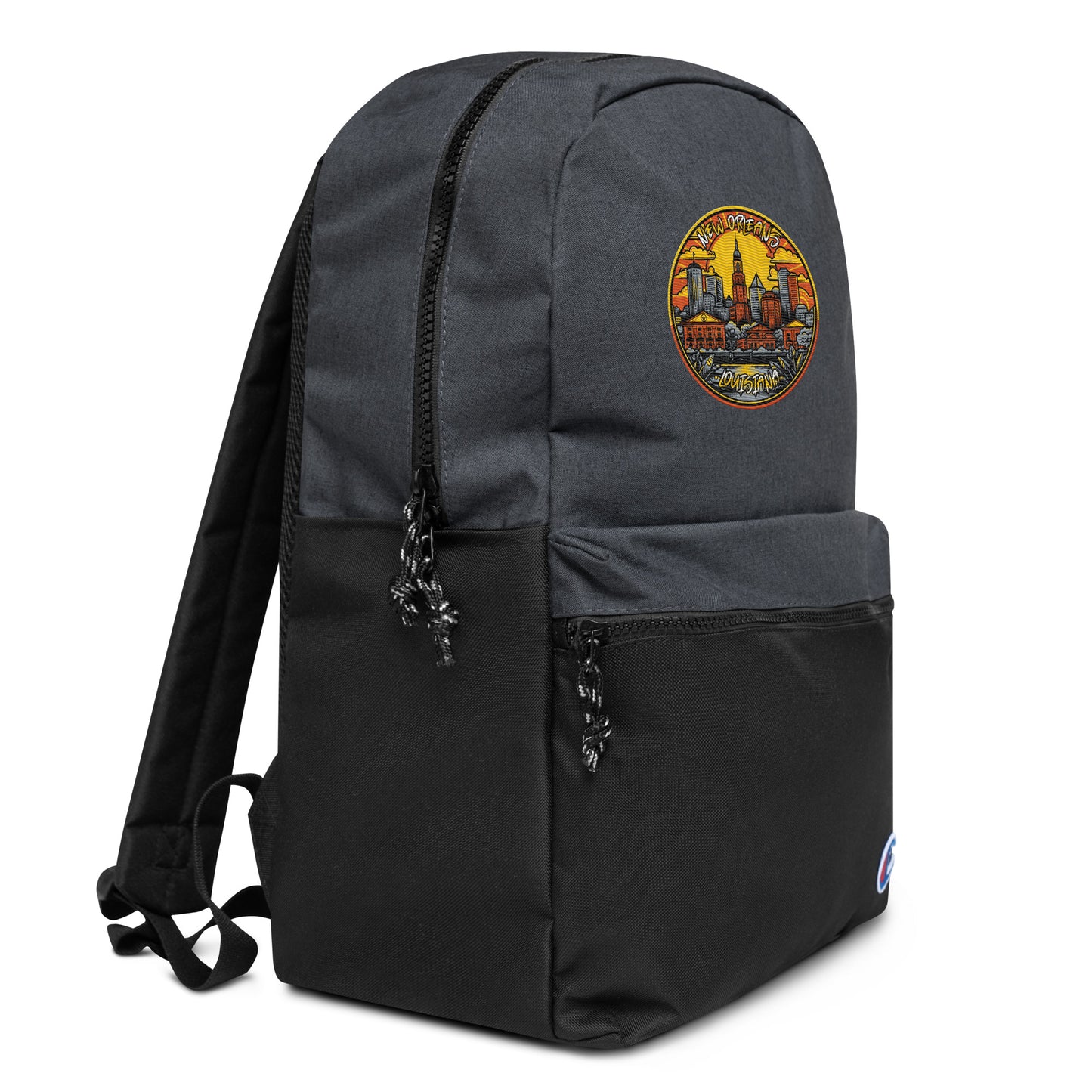 New Orleans Louisiana Souvenir Embroidered Champion Backpack