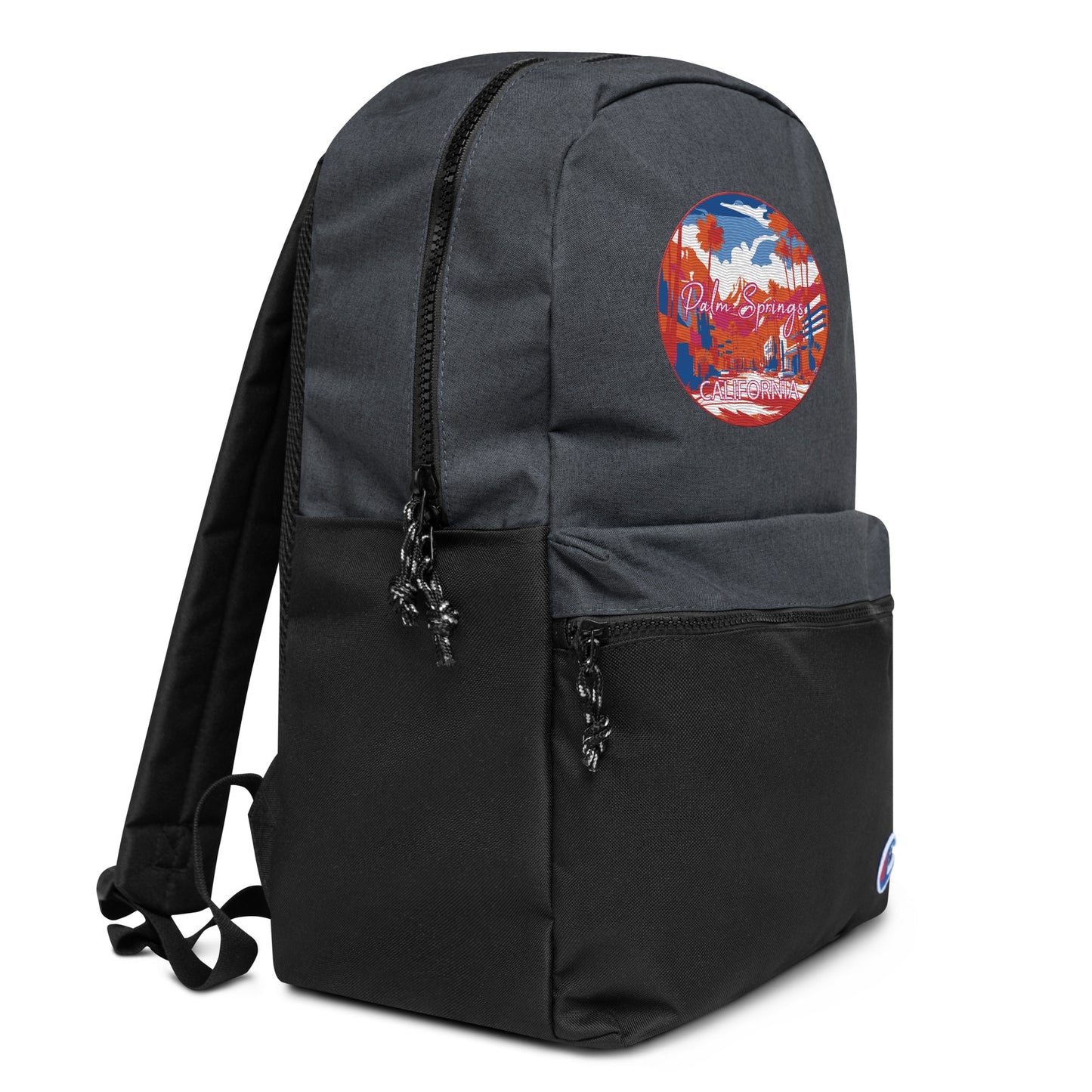 Palm Springs California Souvenir Embroidered Champion Backpack