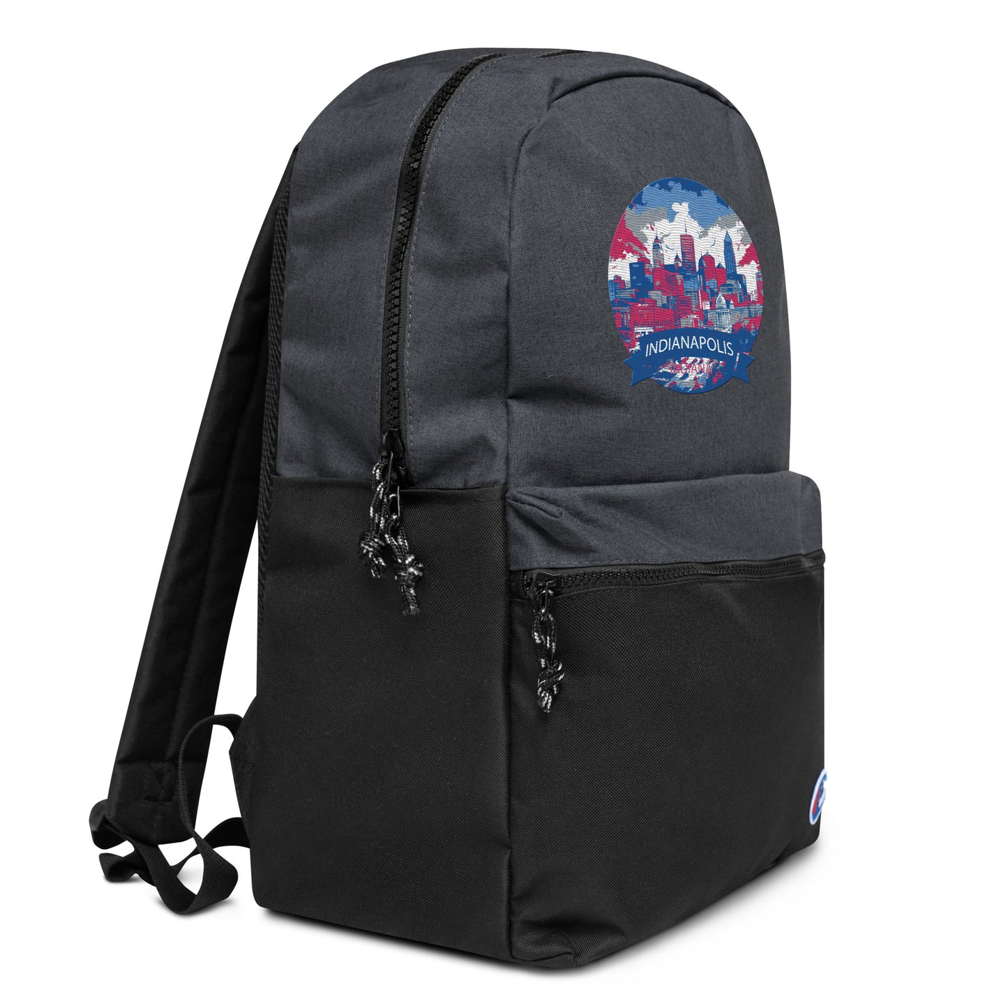 Indianapolis Indiana Souvenir Embroidered Champion Backpack